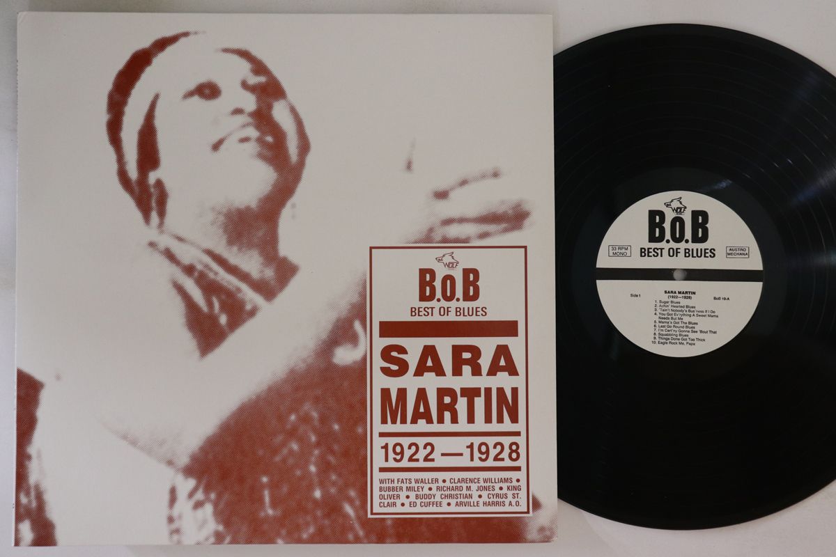 š۹LP Sara Martin Sara Martin 1922-1928 BOB19 BEST OF BLUES /00260