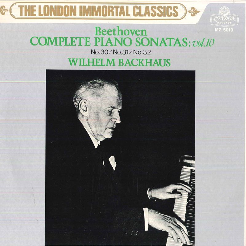 【中古】LP ヴィルヘルム バックハウス ベートーヴェン : ピアノ・ソナタ 全集 第10集 MZ5010 LONDON /00260