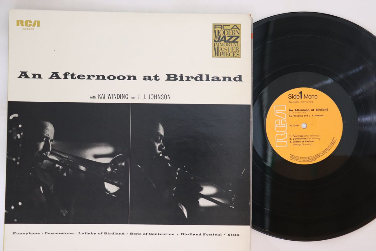 【中古】LP Kai Winding, JJ Johnson An Afternoon At Birdland RA5405 RCA /00260