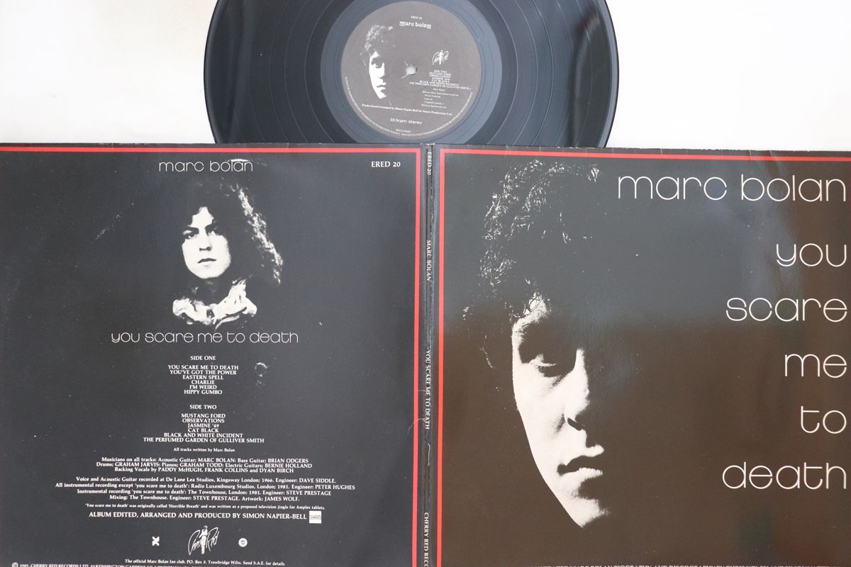 【中古】英LP Marc Bolan You Scare Me To Death ERED20 CHERRY /00400