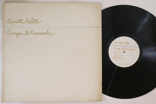 【中古】英LP Scritti Politti Song To Remember ROUGH20 ROUGH TRADE /00260 【中古】英LP Scritti Politti Song To Remember ROUGH20 ROUGH TRADE /00260