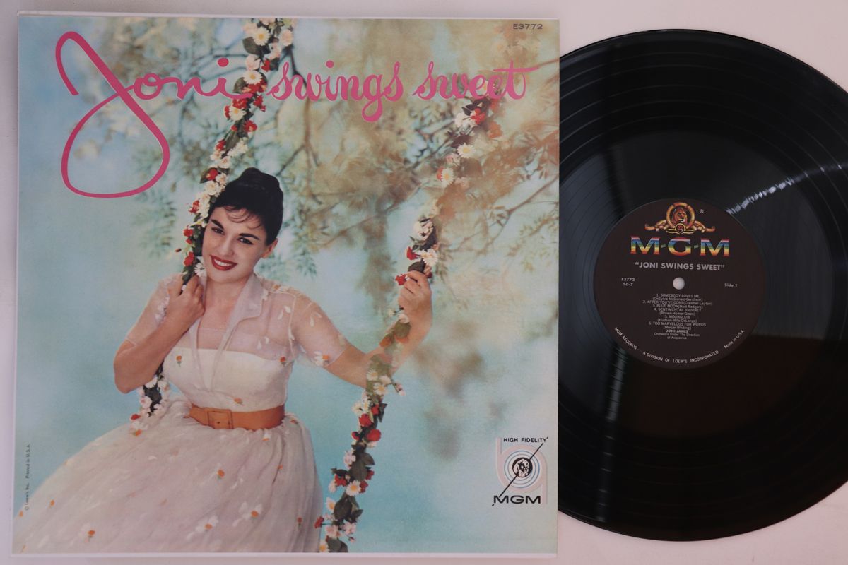 【中古】米LP Joni James Joni Swings Sweet E3772,SD7 MGM /00260