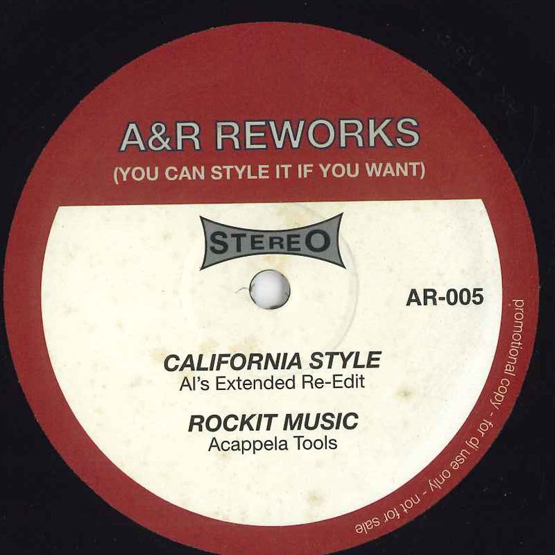 【中古】スイス12” Eddy Grant / Don Ray / Ripp You Can Style It If You Want AR005 A&R REWORKS プロモ /00250