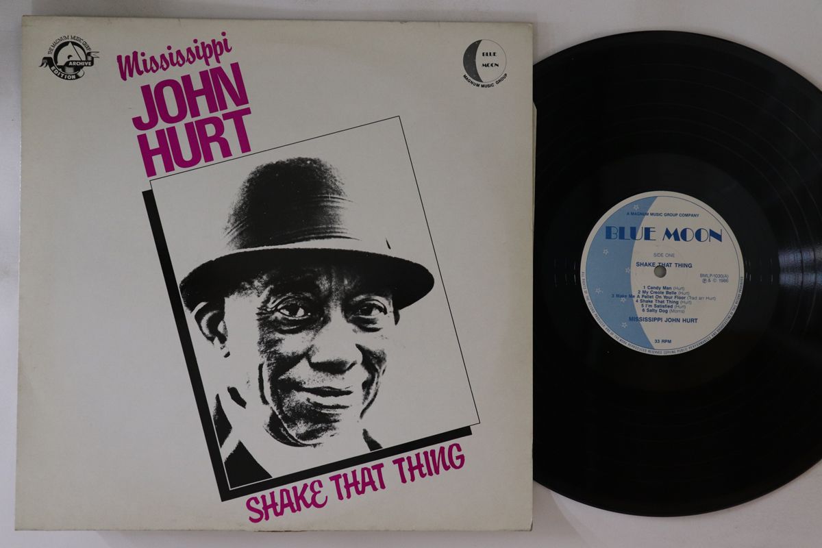 【中古】英LP Mississippi John Hurt Shake That Thing BMLP1030 BLUE MOON /00260