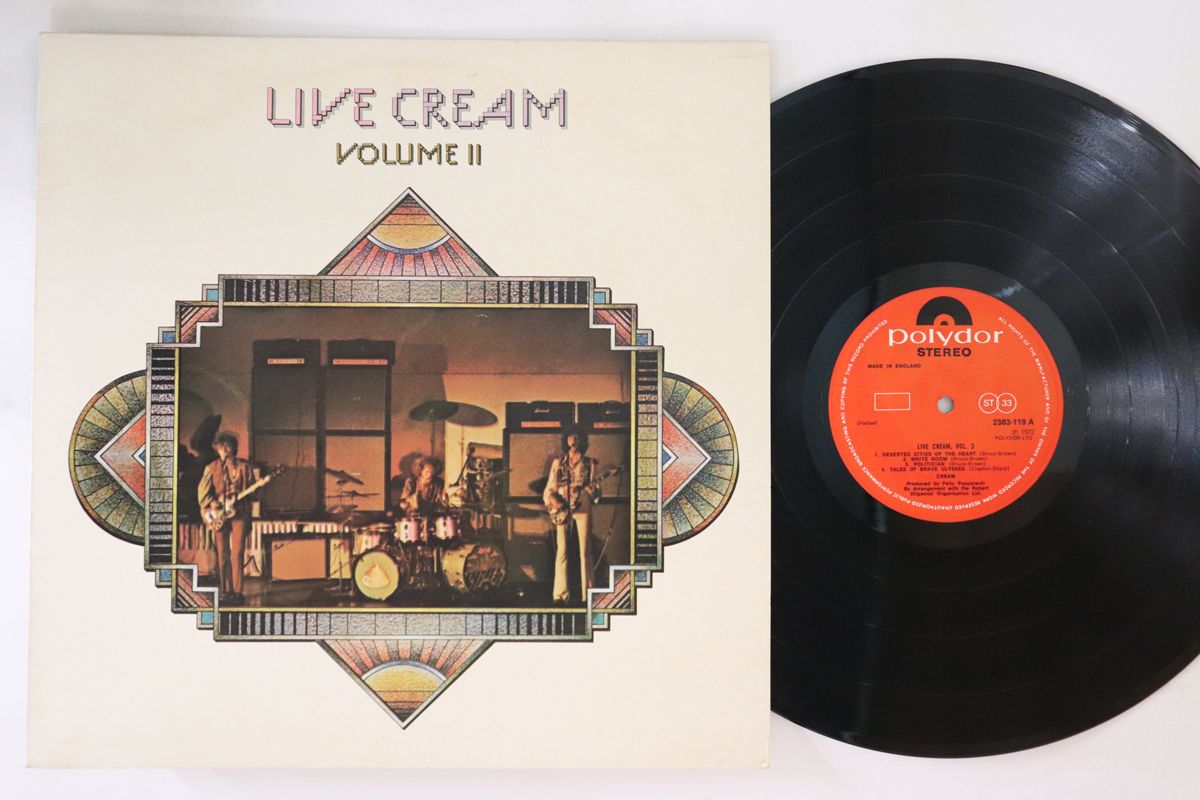 【中古】英LP Cream Live Cream Volume II 2383119 PORYDOR /00260