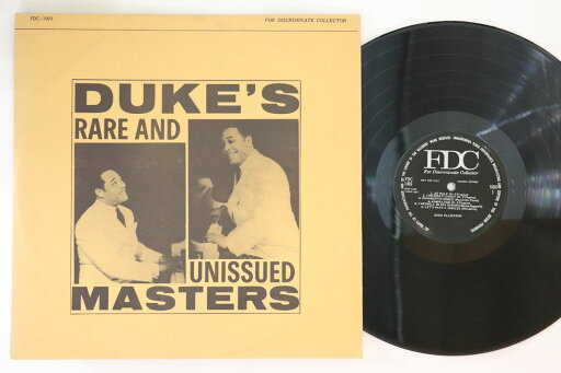 【中古】米LP Duke Ellington Dukes Rare And Unissued Masters FDC1003 FOR DISCRIMINATE COL プロモ /00260 【中古】米LP Duke Ellington Dukes Rare And Unissued Masters FDC1003 FOR DISCRIMINATE COL プロモ /00260