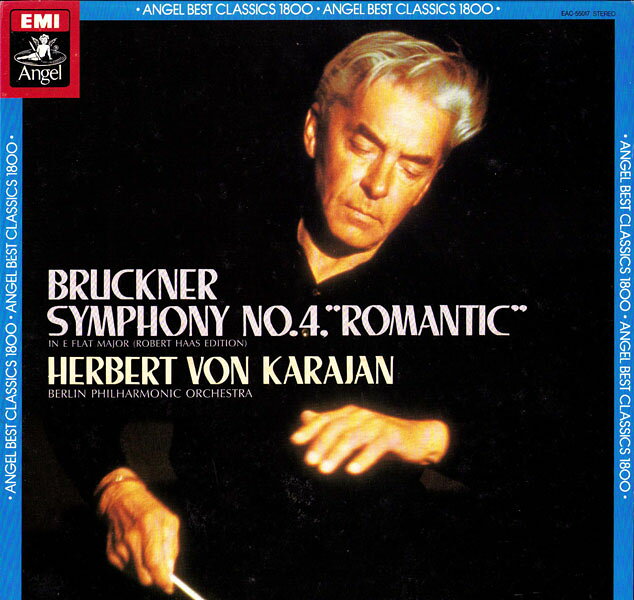 【中古】LP ヘルベルト・フォン・カラヤン, ブルックナー: 交響曲第4番 ロマンティック EAC55017 ANGEL /00260 recordcity-11114551 RECORD CITY 楽天市場店 パッケージ画像