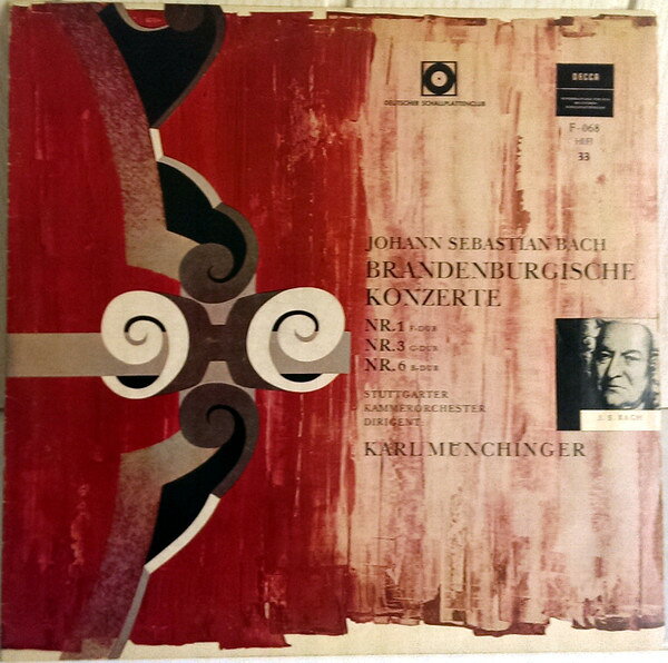 【中古】独LP Johann Sebastian Bach , Stuttg Brandenburgische Konzerte Nr. 1, 3, 6 BD410 Decca /00260