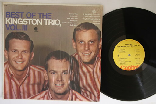 【中古】米LP Kingston Best Of Kingston Trio Vol 3 SM2614 CAPITOL /00260 【中古】米LP Kingston Best Of Kingston Trio Vol 3 SM2614 CAPITOL /00260