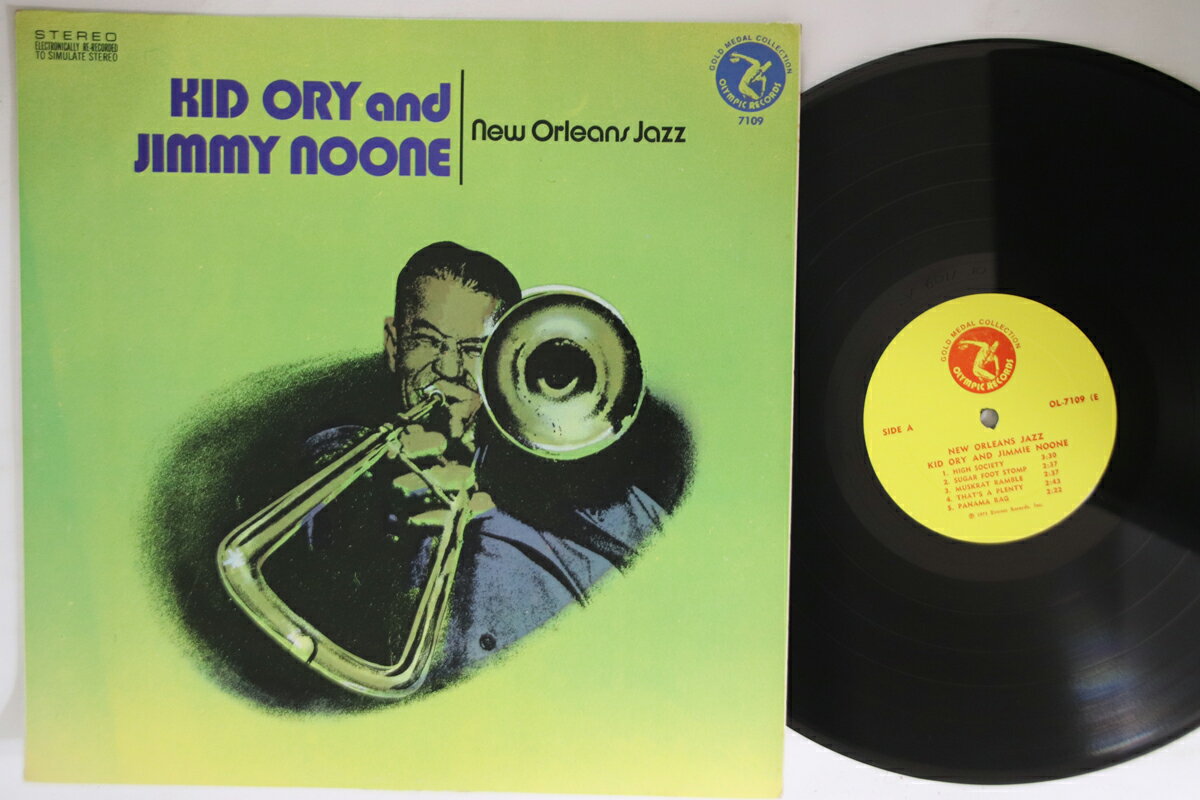 【中古】米LP Kid Ory, Jimmy Noone New Orleans Jazz OL7109 OLYMPIC /00260