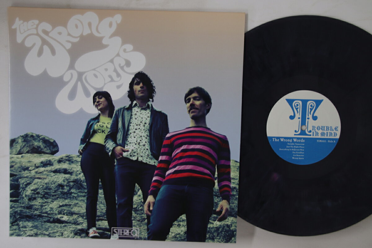 【中古】米LP Wrong Words Wrong Words TIM022 TROUBLE IN MIN /00260