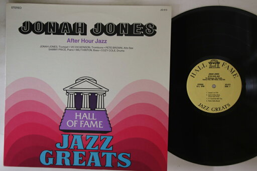 【中古】米LP Jonah Jones After Hour Jazz JG613 HALL OF FAME /00260 【中古】米LP Jonah Jones After Hour Jazz JG613 HALL OF FAME /00260