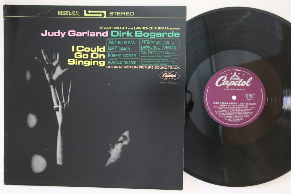 【中古】豪LP Ost, Judy Garland I Could Go On Singing ST1861 CAPITOL /00260