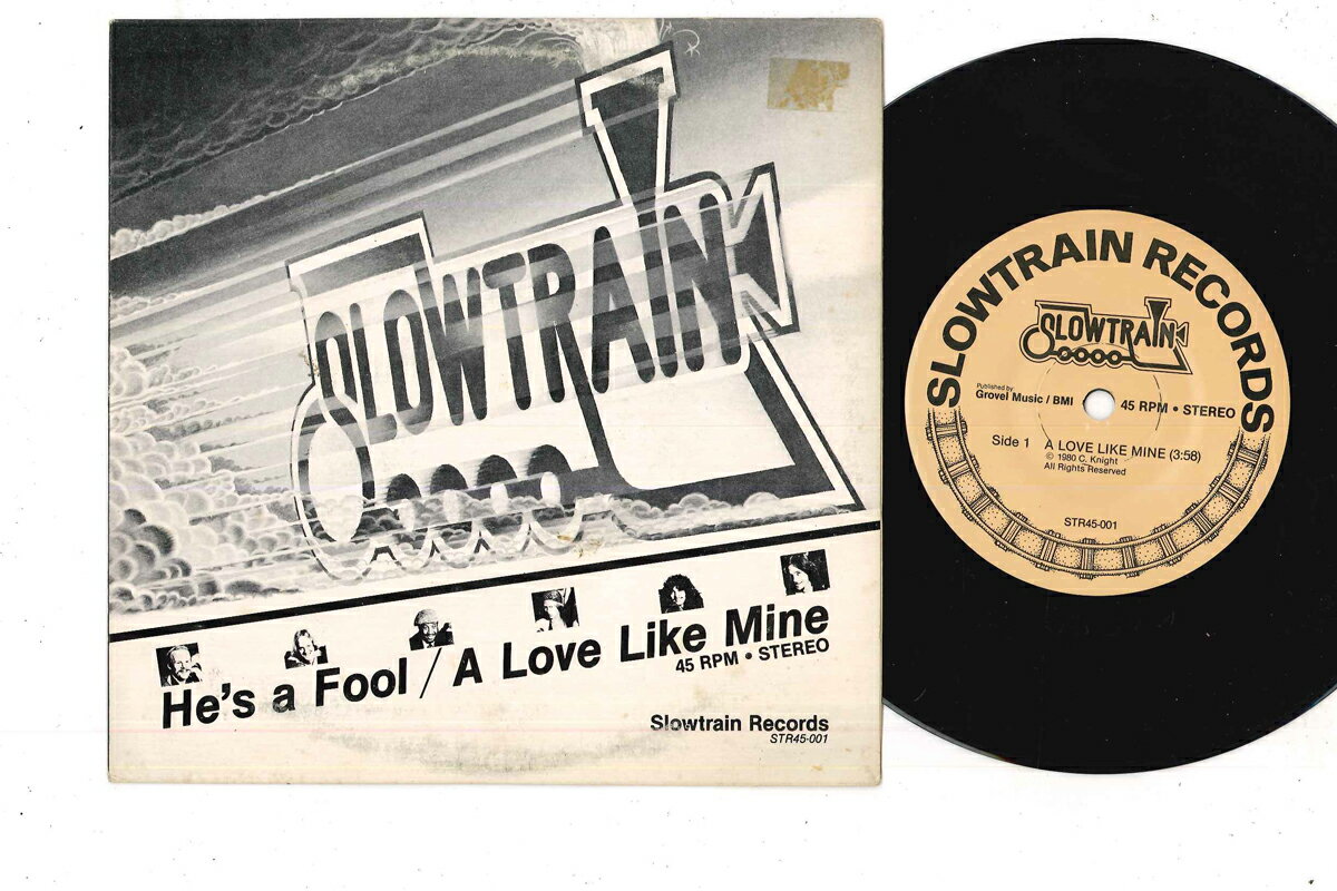 【中古】米7” Slowtrain Hes A Fool / A Love Like Mine STR45001 SLOWTRAIN /00080