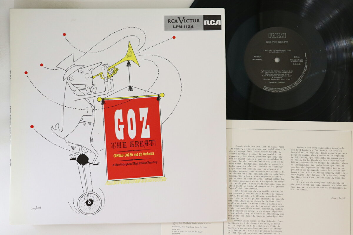 【中古】西LP Conrad Gozzo Goz The Great LPM1124 RCA /00260