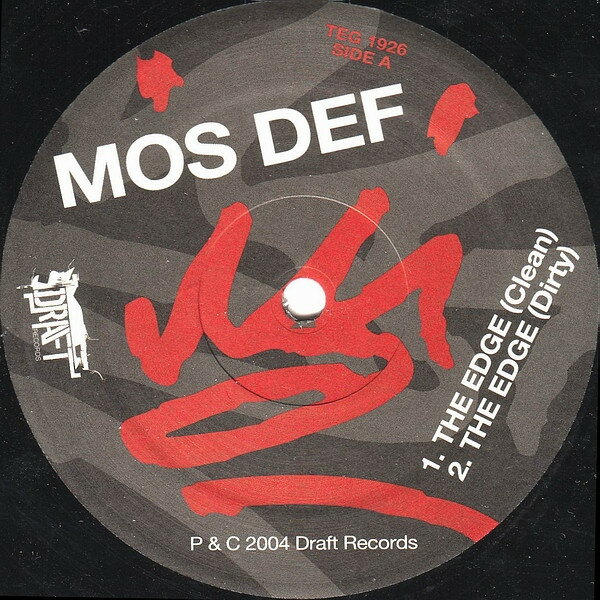 【中古】米12” Mos Def The Edge TEG1926 Draft Records, Traff /00250