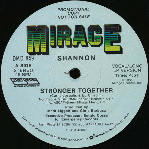 【中古】米12” Shannon Stronger Together DMD859 Mirage, Emergency Re /00250