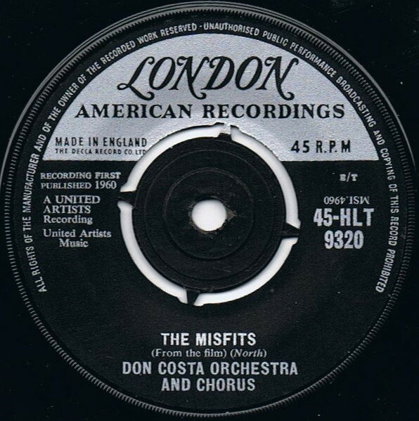 š۱7 Don Costas Orchestra & Chorus The Misfits / Chi Chi 45HLT9320 ...