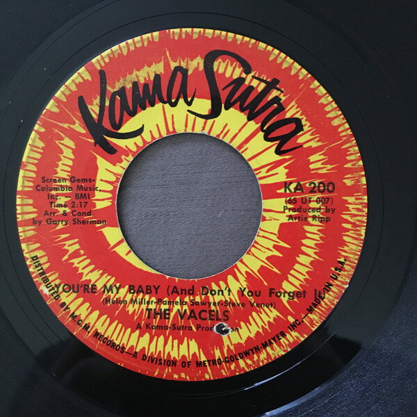 【中古】米7” Vacels Youre My Baby (And Dont You Forget It) KA200 Kama Sutra /00080