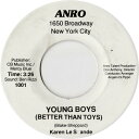 【中古】米7” Karen Le Sande Young Boys (Better Than Toys) / New York City Rhyth 1002 Anro Records /00080(2)