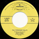 【中古】米7” Patti Page The Tennessee Waltz / With My Eyes Wide Open Im Dre C30025 ME...