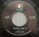 【中古】米7” Tommy Roe Dottie I Like It / Soft Words 4511039 ABC Records /00080(2)
