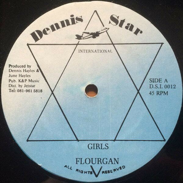 【中古】英12” Flourgon , Bunny General Girls / No Trailor Girls DSI0012 Dennis Star Internat /00250