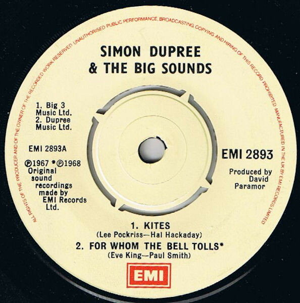 ・アーティスト Simon Dupree & The Big Sounds ・タイトル Simon Dupree & The Big Sounds ・レーベル・型番 EMI EMI2893 ・フォーマット 7インチレコード ・コンディション(盤) 良い (VG+) ・コンディション(ジャケット) プレインカバー（元ジャケット／カバー無し） ・コンディション(帯) オビなし ・特記事項 【盤に薄い跡】 サンプル画像です。実際の商品の画像ではありません 商品写真はバーコード/カタログ番号に対応したサンプル画像ですので、お送りする商品の画像ではありません。帯やライナーなどの付属品は、特記事項に記載されている場合のみ含まれます。プロモやカラーレコードなどの仕様についても、該当する場合のみ特記事項に記載しています。 【ご購入前に必ずご確認ください】 ・本店サイト(www.recordcity.jp)とは価格、送料が違います ・本店サイト、その他支店のオーダーとは同梱発送できません ・注文確定後に別の注文を頂いた場合、注文同士の同梱は致しかねます。 ・別倉庫から発送しているため、店頭受け渡しは対応しておりません ・一部商品は他の通販サイトでも販売しているため、ご注文のタイミングによっては商品のご用意ができない場合がございます。 ・土日祝日はお休みです 金曜・祝前日9時以降のご連絡またはご入金は、返答または発送が週明け・祝日明けに順次対応となります。 ・ご購入後のキャンセル不可 ご購入後のキャンセルはいかなる理由においてもお受けできません。ご了承の上、ご購入くださいませ。 ・日本郵便(ゆうパック/ゆうメール)によるお届けになります。 ・中古品であることをご理解ください 当ストアでは中古商品を主に販売しております。中古品であることをご理解の上ご購入ください。また、一部商品はRecordCityオンラインストアで試聴可能です。 ・返品について お客様のご都合による返品は一切承っておりません。 表記の内容と実際の商品に相違がある場合、また針飛び等で返品・返金をご希望される場合は、商品の到着後1週間以内にご連絡ください。商品の返送をこちらで確認後、キャンセル・返金を行います。 コンディションVG以下の商品は返品できません。プレイに影響のない表面のこすれ傷、プレス起因のノイズ盤は返品の対象外です。 【コンディション表記】 ・ほぼ新品(M-)(Like New) 完全な新品。未使用。当店ではほぼ使用しません ・非常に良い(EX)(Excellent) 中古盤として美品な状態。わずかな経年を感じるものの傷みを感じさせない、当店基準で最高の状態 ・良い(VG+)(Very Good Plus) 丁寧に扱われた中古品で、軽い使用感がみられる。 ・可(VG)(Acceptable) 使い込まれた中古品で、「良い」よりもさらに使用感がみられる。 ・悪い(VG-)(Bad) 状態が悪いアイテム。使用の保障はなく、再生不可、針飛び、目立つノイズがあるかもしれない。状態によるクレーム不可。返品不可。 ・非常に悪い(G)(Very Bad) 「悪い」よりさらに状態が悪いアイテム。使用の保障はなく、再生不可、針飛び、目立つノイズがあるかもしれない。状態によるクレーム不可。返品不可。 ・ジャンク(Fair)(Junk/Fair) 割れている、反っている、水ダメージがある、カビ、ジャケットが分離している、ひどい書き込み、ひどい擦れなど最低の状態。使用の保障はなく、再生不可、針飛び、目立つノイズがあるかもしれない。状態によるクレーム不可。返品不可。 ・ジャンク(Poor)(Junk/Poor) 割れている、反っている、水ダメージがある、カビ、ジャケットが分離している、ひどい書き込み、ひどい擦れなど最低の状態。使用の保障はなく、再生不可、針飛び、目立つノイズがあるかもしれない。状態によるクレーム不可。返品不可。