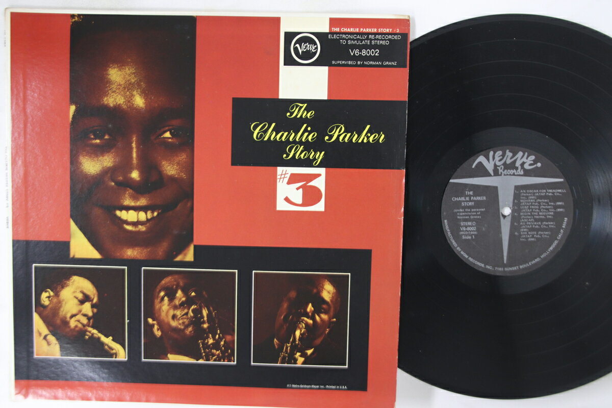 【中古】米LP Charlie Parker Charlie Parker Story Vol. 3 V68002 VERVE /00260