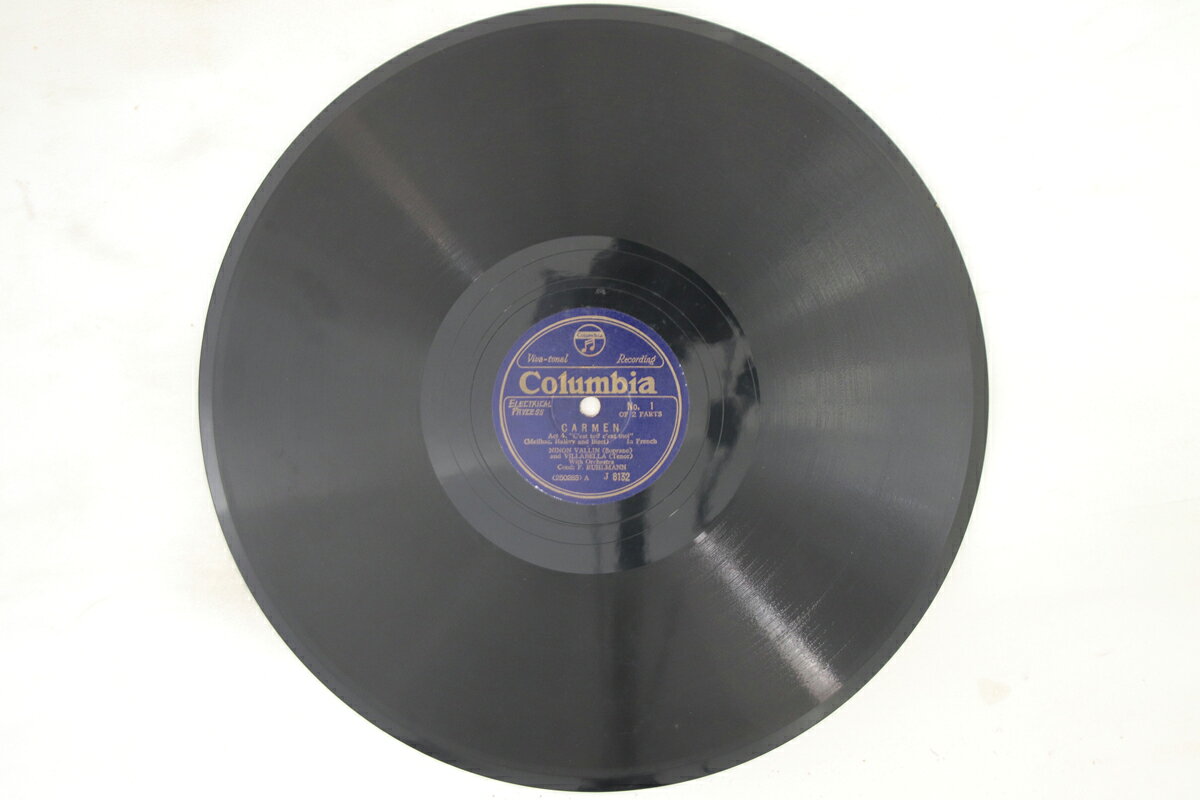 78RPM/SP Ninon Vallin Carmen J8132 COLUMBIA 12” /00610