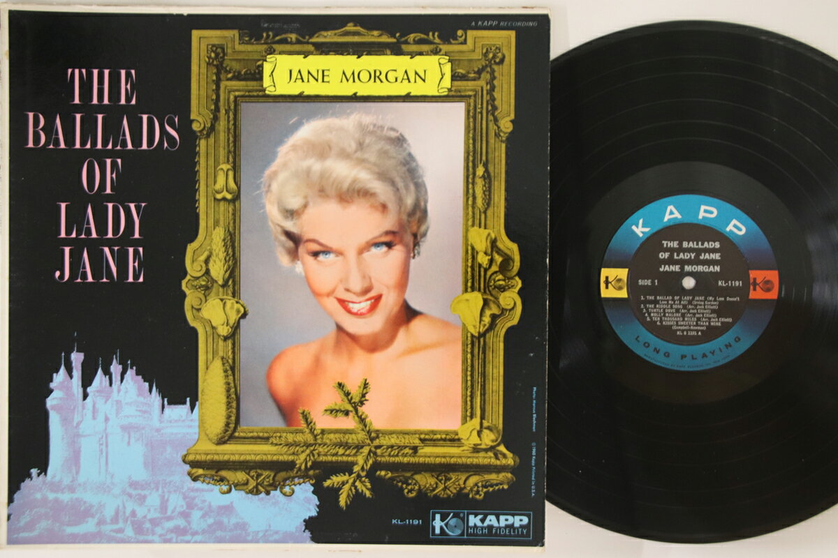 【中古】米LP Jane Morgan Ballads Of Lady Jane KL1191 KAPP /00260