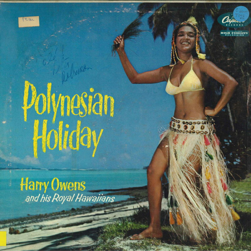 【中古】米LP Harry Owens Polynesian Holiday T804 CAPITOL /00260