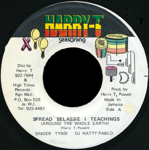 艺人名: U - 【中古】ジャマイカ7” Tynsi, Natty Pablo Spread Selassie I Teachings NONE Harry-T Seasoning /00080