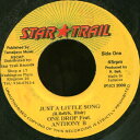 【中古】ジャマイカ7” One Drop, Anthony B Just A Little Song NONE Star Trail /00080
