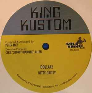 【中古】米12” Nitty Gritty / Sluggy Ranks Dollars / Cocaine KK002 King Kustom, Gold Sh /00250
