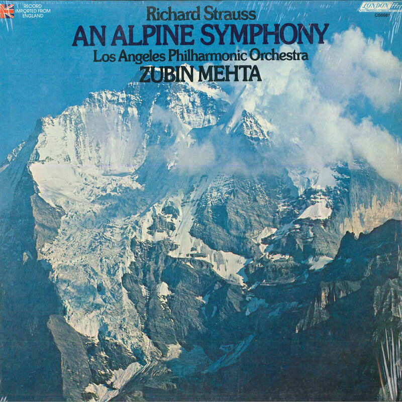 【中古】米LP Richard Strauss - Los Angeles An Alpine Symphony CS6981 London Records /00260