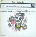 【中古】米LP Paul Hindemith - Louise Parker A Requiem For Those We Love ”When Lilacs ...