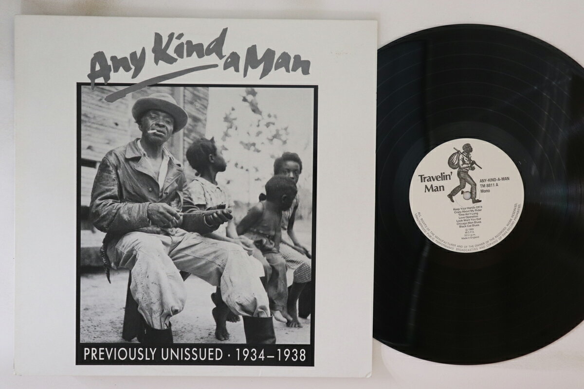 【中古】英LP Various Any Kind A Man (Previously Unissued 1934-1938) TM8811 TRAVELIN MAN /00260