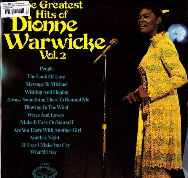 LP Dionne Warwicke The Greatest Hits Of Dionne Warwicke Vol. 2 SHM803 HALLMARK /00260