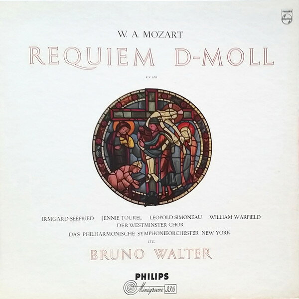 【中古】独LP ブルーノ・ワルター, ニューヨー モーツァルト レクイエム ニ短調, K626 A01251L PHILIPS /00260 recordcity-10879252 RECORD CITY 楽天市場店 パッケージ画像