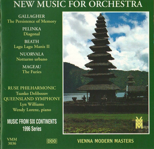 【中古】米CD Williams, Gallagher, Delibozov New Orchestral Music VMM3036 Vienna Modern Master /00110