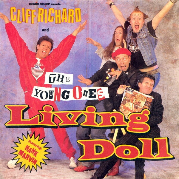 【中古】英7” Comic Relief Presents Cliff Ri Living Doll YZ65 WEA /00080
