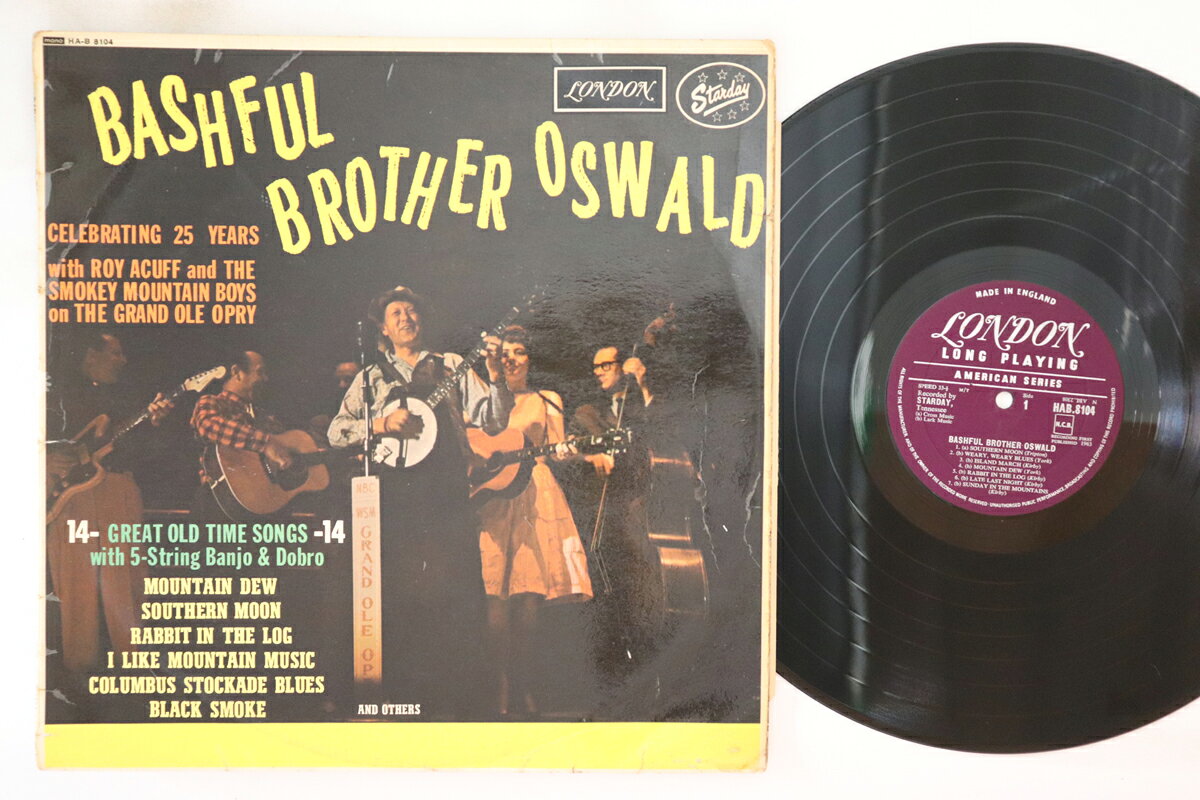 【中古】英LP Bashful Brother Oswald Celebrating 25 Years HAB8104 LONDON /00260