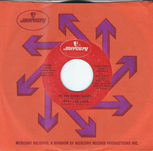 【中古】米7” Jerry Lee Lewis Me And Bobby McGee 73248 Mercury /00080 【中古】米7” Jerry Lee Lewis Me And Bobby McGee 73248 Mercury /00080