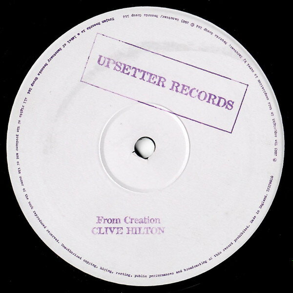 【中古】英12” Clive Hylton / The Upsetters From Creation / Satta Dub TJITW010 Trojan Records /00250