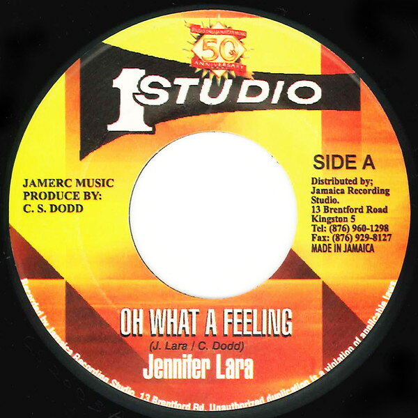 【中古】ジャマイカ7” Jennifer Lara Oh What A Feeling NONE Studio One /00080