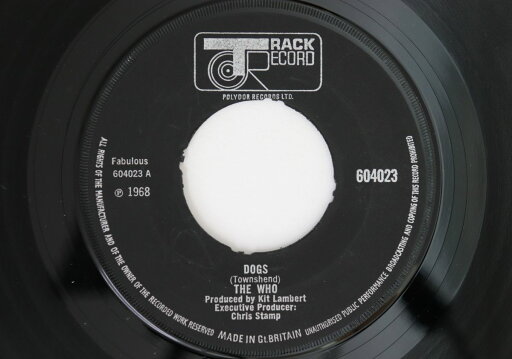 【中古】英7” Who Dogs / Call Me Lightning 604023 TRACK /00080 【中古】英7” Who Dogs / Call Me Lightning 604023 TRACK /00080