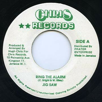 【中古】ジャマイカ7” Jig Saw Ring The Alarm NONE Chris Records /00080