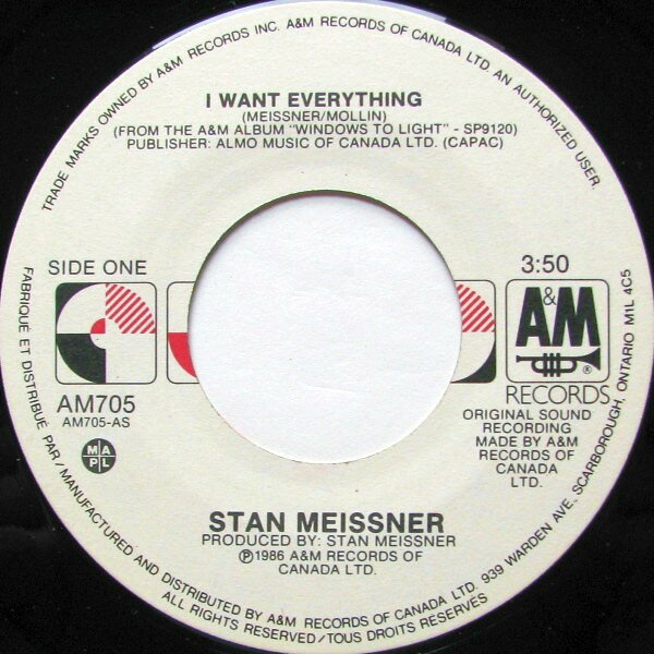 ・アーティスト Stan Meissner ・タイトル I Want Everything / Surrender To You ・レーベル・型番 A&M Records AM705 ・フォーマット 7インチレコード ・コンディション(盤) 良い (VG+) ・コンディション(ジャケット) プレインカバー（元ジャケット／カバー無し） ・コンディション(帯) オビなし ・特記事項 【盤に薄い跡】【盤汚れ】 サンプル画像です。実際の商品の画像ではありません 商品写真はバーコード/カタログ番号に対応したサンプル画像ですので、お送りする商品の画像ではありません。帯やライナーなどの付属品は、特記事項に記載されている場合のみ含まれます。プロモやカラーレコードなどの仕様についても、該当する場合のみ特記事項に記載しています。 【ご購入前に必ずご確認ください】 ・本店サイト(www.recordcity.jp)とは価格、送料が違います ・本店サイト、その他支店のオーダーとは同梱発送できません ・注文確定後に別の注文を頂いた場合、注文同士の同梱は致しかねます。 ・別倉庫から発送しているため、店頭受け渡しは対応しておりません ・一部商品は他の通販サイトでも販売しているため、ご注文のタイミングによっては商品のご用意ができない場合がございます。 ・土日祝日はお休みです 金曜・祝前日9時以降のご連絡またはご入金は、返答または発送が週明け・祝日明けに順次対応となります。 ・ご購入後のキャンセル不可 ご購入後のキャンセルはいかなる理由においてもお受けできません。ご了承の上、ご購入くださいませ。 ・日本郵便(ゆうパック/ゆうメール)によるお届けになります。 ・中古品であることをご理解ください 当ストアでは中古商品を主に販売しております。中古品であることをご理解の上ご購入ください。また、一部商品はRecordCityオンラインストアで試聴可能です。 ・返品について お客様のご都合による返品は一切承っておりません。 表記の内容と実際の商品に相違がある場合、また針飛び等で返品・返金をご希望される場合は、商品の到着後1週間以内にご連絡ください。商品の返送をこちらで確認後、キャンセル・返金を行います。 コンディションVG以下の商品は返品できません。プレイに影響のない表面のこすれ傷、プレス起因のノイズ盤は返品の対象外です。 【コンディション表記】 ・ほぼ新品(M-)(Like New) 完全な新品。未使用。当店ではほぼ使用しません ・非常に良い(EX)(Excellent) 中古盤として美品な状態。わずかな経年を感じるものの傷みを感じさせない、当店基準で最高の状態 ・良い(VG+)(Very Good Plus) 丁寧に扱われた中古品で、軽い使用感がみられる。 ・可(VG)(Acceptable) 使い込まれた中古品で、「良い」よりもさらに使用感がみられる。 ・悪い(VG-)(Bad) 状態が悪いアイテム。使用の保障はなく、再生不可、針飛び、目立つノイズがあるかもしれない。状態によるクレーム不可。返品不可。 ・非常に悪い(G)(Very Bad) 「悪い」よりさらに状態が悪いアイテム。使用の保障はなく、再生不可、針飛び、目立つノイズがあるかもしれない。状態によるクレーム不可。返品不可。 ・ジャンク(Fair)(Junk/Fair) 割れている、反っている、水ダメージがある、カビ、ジャケットが分離している、ひどい書き込み、ひどい擦れなど最低の状態。使用の保障はなく、再生不可、針飛び、目立つノイズがあるかもしれない。状態によるクレーム不可。返品不可。 ・ジャンク(Poor)(Junk/Poor) 割れている、反っている、水ダメージがある、カビ、ジャケットが分離している、ひどい書き込み、ひどい擦れなど最低の状態。使用の保障はなく、再生不可、針飛び、目立つノイズがあるかもしれない。状態によるクレーム不可。返品不可。