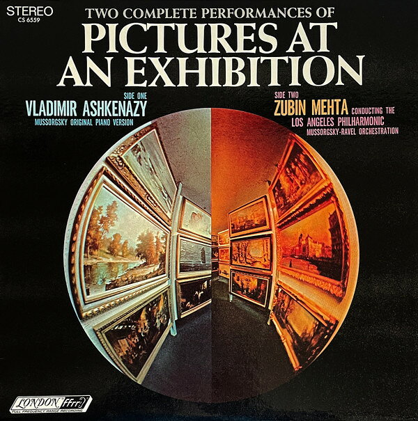 米LP Modest Mussorgsky - Vladimir A Two Complete Performances Of Pictures At An Exhibit CS6559 London Records /00260